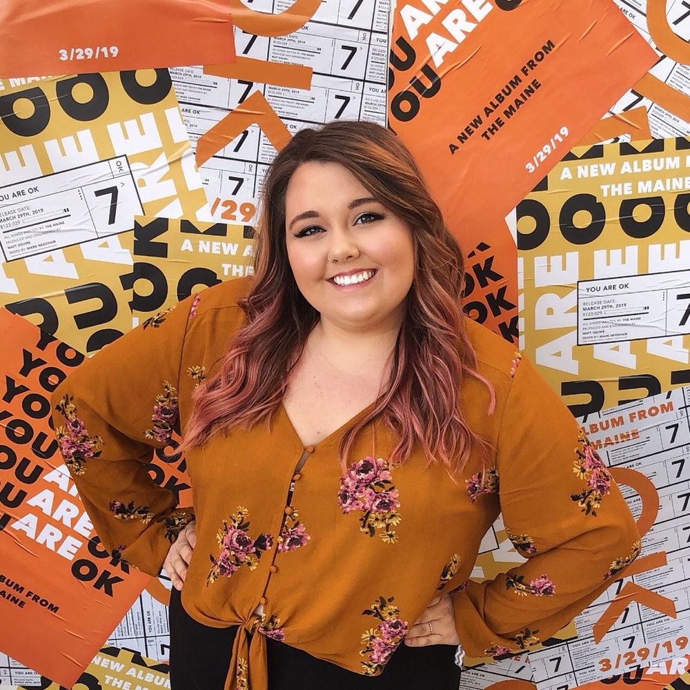 Rust colored floral long sleeve tie front crop top